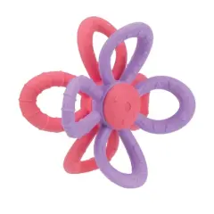 Nuby Geo Silicone Teether - Girl