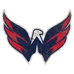 NHL Washington Capitals Distressed Logo Cutout Sign