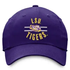 NCAA LSU Tigers Unstructured Captain Kick Cotton Hat: Adjustable Men's Baseball Cap