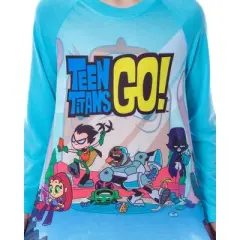 DC Comics Boy's Teen Titans Go! Chill 2-Piece Raglan And Pants Pajamas Set