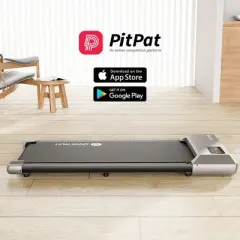 DeerRun 2 in 1 Under Desk WalkTreadmill, 2.5HP Low Noise Walking Pad Running Jogging Machine with Remote Control for Home Office