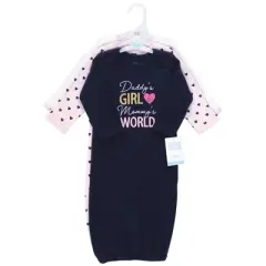 Hudson Baby Infant Girl Cotton Gowns, Love At First Sight
