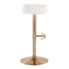 Velvet Dot Height Adjustable Barstool - LumiSource