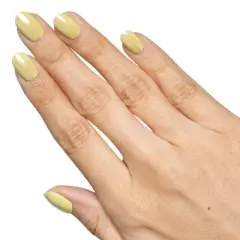 Olive & June Press-On Fake Nails - XS Round - Citrus Chrome - 42ct