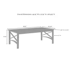 HomeStock Kaplan Outdoor Metal Table