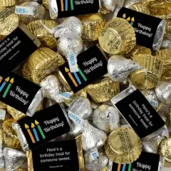 130 pcs Birthday Candy Hershey's Chocolate Mix (1.65 lb) - By Just Candy