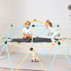 VEVOR Dome Climber Hammock,Climbing Dome Hammock Suitable for 10ft Dome Climbing, Load-Bearing 350 Pounds, Pentagon Jungle Gym Hammock for Outdoor