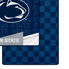 NCAA Penn State Nittany Lions Diagonal Ghost Checker Double Sided Blanket