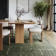 Nuloom Belen Modern Abstract Pet Friendly Textured Machine Washable Area Rug