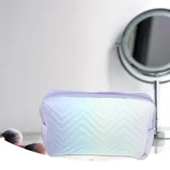 Unique Bargains Travel Makeup Bag Portable Toiletry Bag Small Cosmetic Organizer Gradient