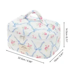 Unique Bargains Bow Handheld Makeup Bag 1 Pc