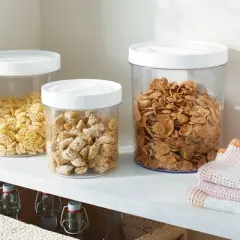 3pc Round Airtight Canister Set White - Brightroom&trade;