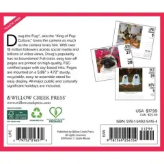 Willow Creek Press 2026 Doug the Pug Box Calendar-USA