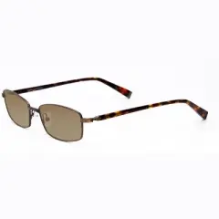 John Varvatos V150-GOL Polarized Sunglasses Choose Lens Color Antique Gold 56 mm Amber Brown Polar