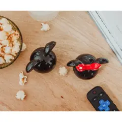 Silver Buffalo Disney Mickey and Minnie Mouse Ceramic Salt and Pepper Shakers | Set of 2