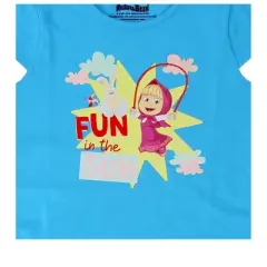 Masha and The Bear Short Sleeve Fun in the Sun Dress - Toddler