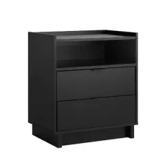 Prepac 23.75" Wide Simply Modern 2 Drawer Nightstand