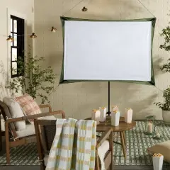84" Tripod Manual Projector Screen 1.39:1 Green - Hearth & Hand&trade; with Magnolia