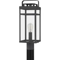 Quoizel Lighting Keaton 1 - Light Post Light in  Mottled Black