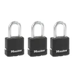 Master Lock Magnum - Steel - Ball Bearing Outdoor Padlock - 1-7/8 in.
