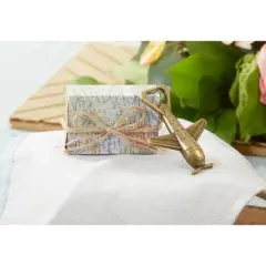 12ct "Let the Adventure Begin" Airplane Bottle Opener