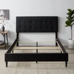 Sue Square Tufted Headboard Platform Bed - Brookside Bed