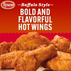 Tyson Any'tizers Bone-In Buffalo Chicken Hot Wings - Frozen - 22oz