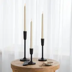 4pk LED Taper Candle Set Cream - Threshold&trade;
