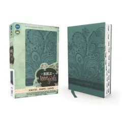 Niv, Bible for Teen Girls, Leathersoft, Blue, Thumb Indexed Tabs - by  Zondervan (Leather Bound)