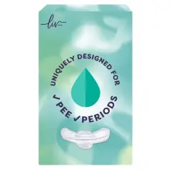 Liv by Kotex Period & Pee Heavy Absorbency Ultra Thin Pads - 24ct