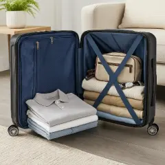 World Traveler Dejuno Beaumont 3-Piece Lightweight Hardside Expandable Spinner Luggage Set