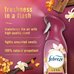 Febreze Luxe Air Mist - Vanilla Suede - 8.8oz