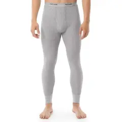 Fruit of the Loom Mens and Plus Long Underwear Waffle Thermal Pants, 2-Pack