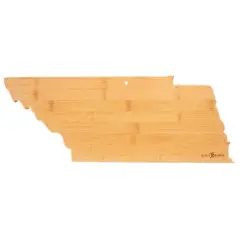 Totally Bamboo Destination Tennessee Serving and Cutting Board: State Design, Lightweight Bamboo, 18.5" x 7"