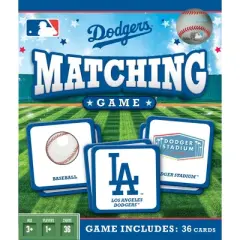 MasterPieces Officially Licensed MLB Los Angeles Dodgers Matching Game for Kids and Families