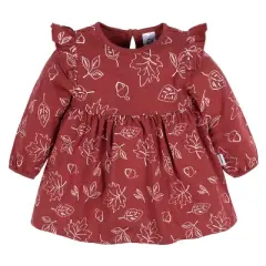 Gerber Baby & Toddler Girls Babydoll Dresses, 2-Pack