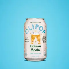 OLIPOP Cream Soda Prebiotic Soda - 12 fl oz Can