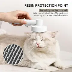 BABYYER Cat Brush Self Cleaning Slicker for Indoor Shedding Short Haired Dogs Grooming Supplies for Long Hair Pet Comb Essentials Tools