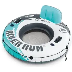 Intex Aqua River Run 1 Inflatable Floating Lake Tube 53in Diameter 2 Pack