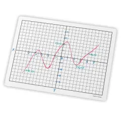 Didax Write-On/Wipe-Off Coordinate Mats, Set of 10