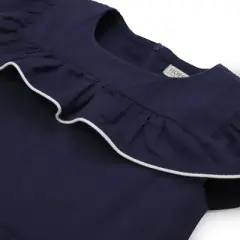 Hope & Henry Girls' Ruffle Yoke Party Dress, Infant