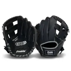 Franklin Sports 10" T-Web Glove with Ball: Youth PVC Mitt, Right-Handed, All-Purpose