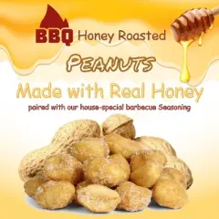 BBQ Honey Roasted Peanuts by It's Delish, 36 Oz Jumbo Container