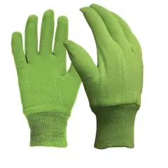 Digz M Jersey Cotton Garden Green Gardening Gloves - Case of 6