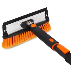 Snow Moover 58" Extendable Snow Brush with Squeegee & Ice Scraper