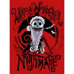 Junior's The Nightmare Before Christmas Jack Skellington What a Wonderful Nightmare T-Shirt