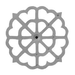 O'Creme Rosette-Iron Mold, Geometric Spanish Design