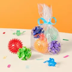 6ct Suction Cup Ball - Spritz&trade;: Multicolor Party Favor Toys for Kids, Birthday Party Supplies, PVC, Ages 4+