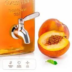 Kook Drink Glass Dispenser, Set of 2 , 80 Oz