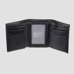 DENIZEN&reg; from Levi's&reg; RFID Trifold with Zipper Pocket Wallet - Black